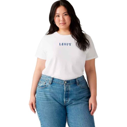 Playera Levis Plus blanco para dama 35790-0405