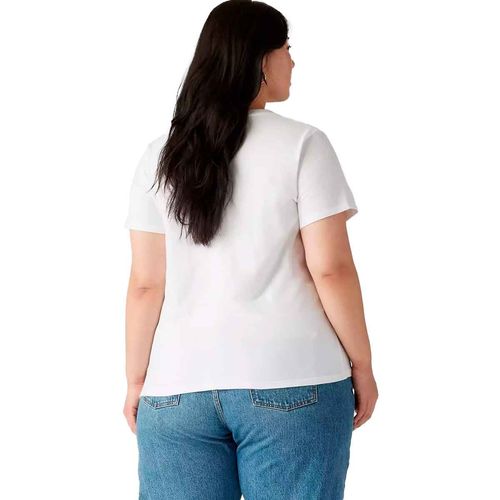 Playera Levis Plus blanco para dama 35790-0405