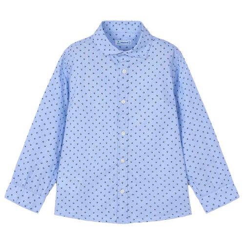 Camisa Mayoral azul para niño 4129