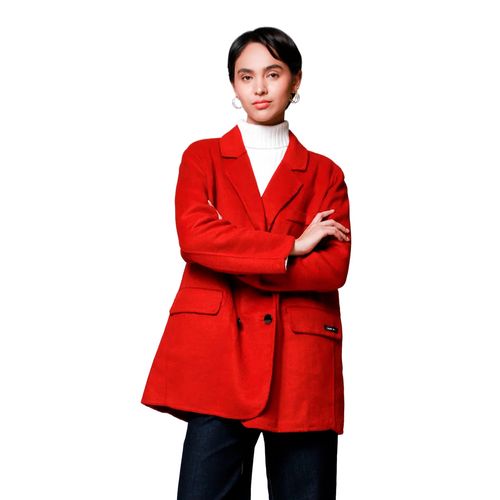 Abrigo Lob rojo para dama DACR0136