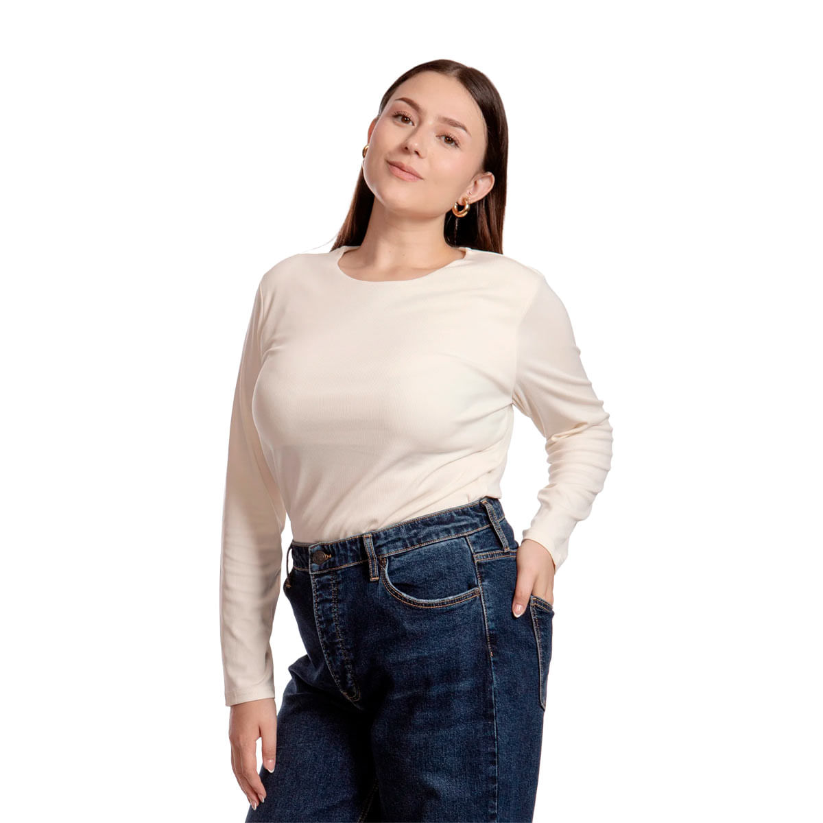 Blusa Balam blanco para dama BB0279