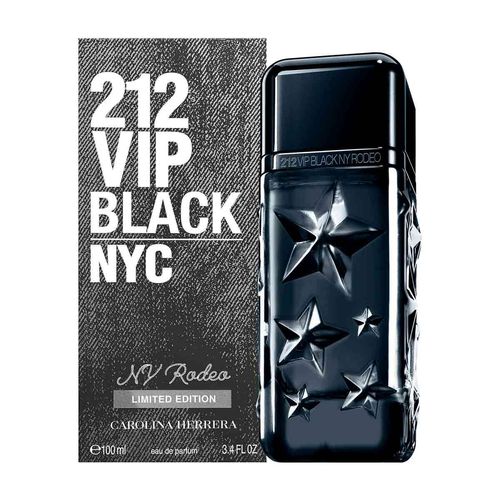 Perfume Carolina Herrera 212 vip black ny rodeo para caballero EDP 65218345