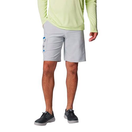 Short deportivo Columbia gris para caballero 2096211019