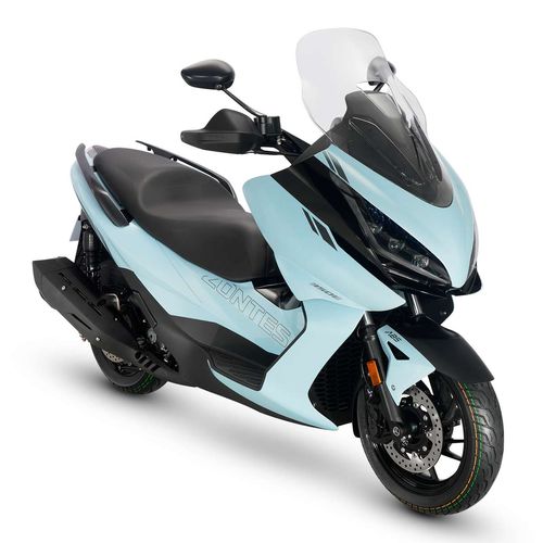 Motoneta automática Zontes azul menta e-350 CC 2025