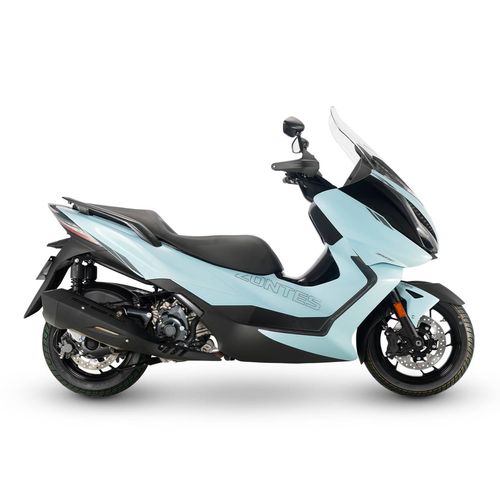 Motoneta automática Zontes azul menta e-350 CC 2025