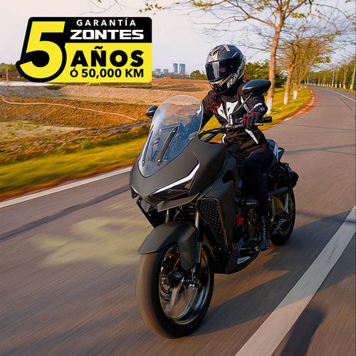 Motocicleta street Zontes negro vx-350 CC 2025