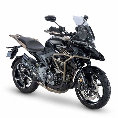 Motocicleta doble porpósito Zontes negro t1-350 CC 2025