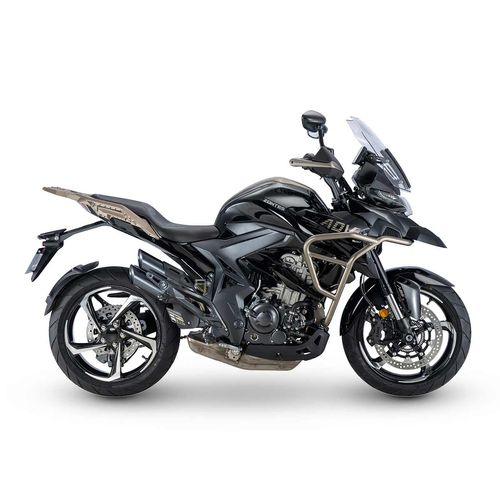 Motocicleta doble porpósito Zontes negro t1-350 CC 2025