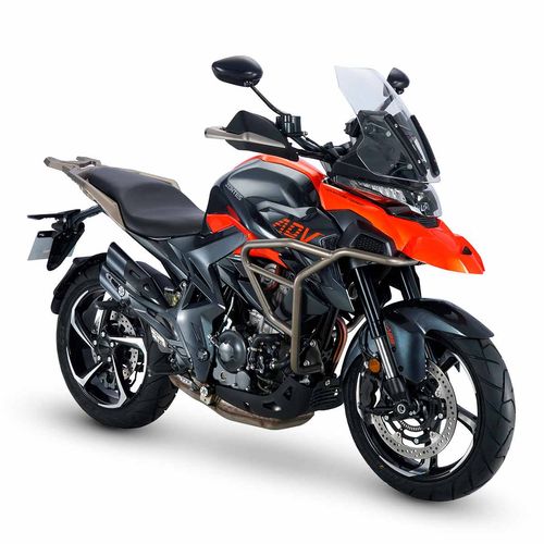 Motocicleta doble porpósito Zontes naranja t1-350 CC 2025
