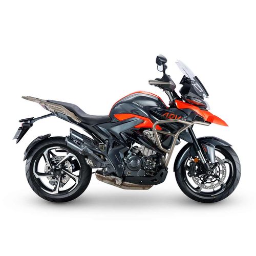 Motocicleta doble porpósito Zontes naranja t1-350 CC 2025