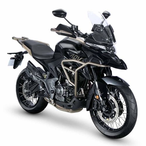 Motocicleta doble porpósito Zontes negro t2-350 CC 2025