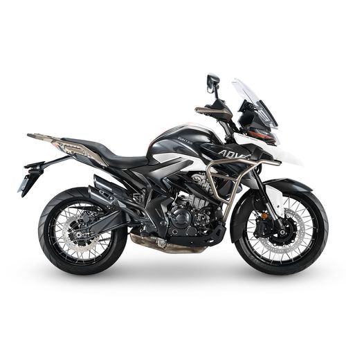 Motocicleta doble porpósito Zontes blanco t2-350 CC 2025