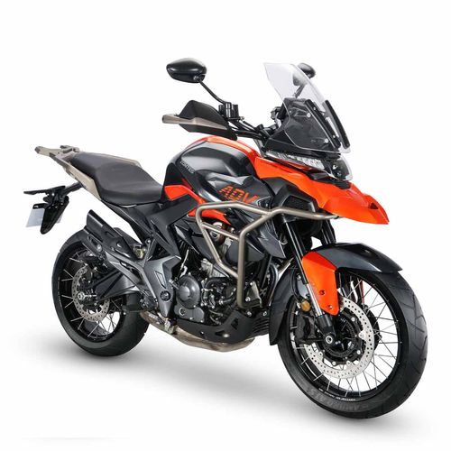 Motocicleta doble porpósito Zontes naranja t2-350 CC 2025