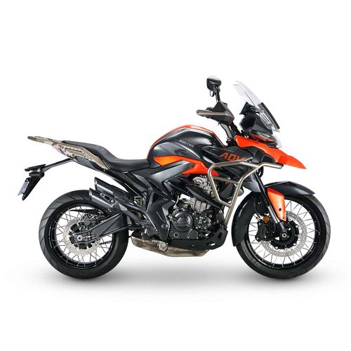 Motocicleta doble porpósito Zontes naranja t2-350 CC 2025