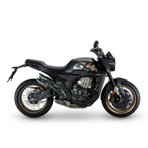 Motocicleta café racer Zontes negro/oro gk-350 CC 2025