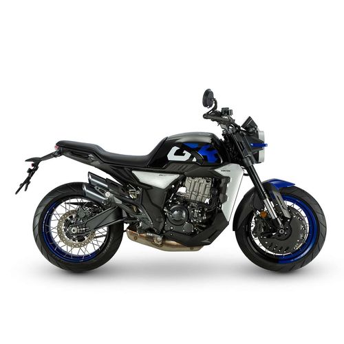 Motocicleta café racer Zontes negro/azul gk-350 CC 2025