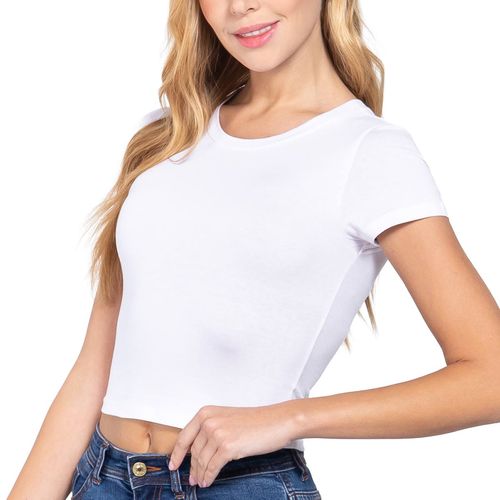 Playera Active Usa blanco para dama T12362