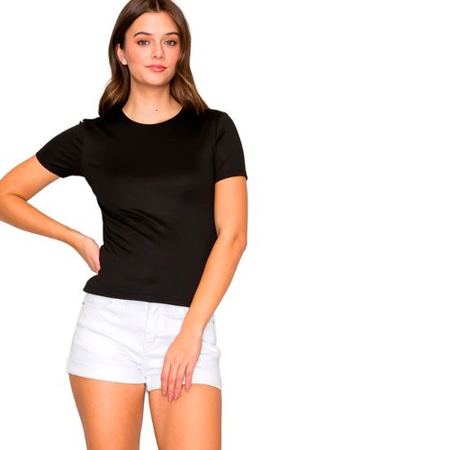Playera Popular 21 negro para dama TY80819