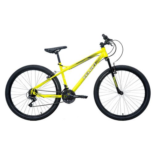 Bicicleta Veloci TRX M/Rig Rodada 26 Amarillo De Montaña