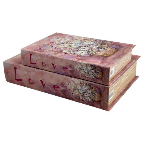 Cajas para libros Concepts Life 2 pzas rosado 449-6510029