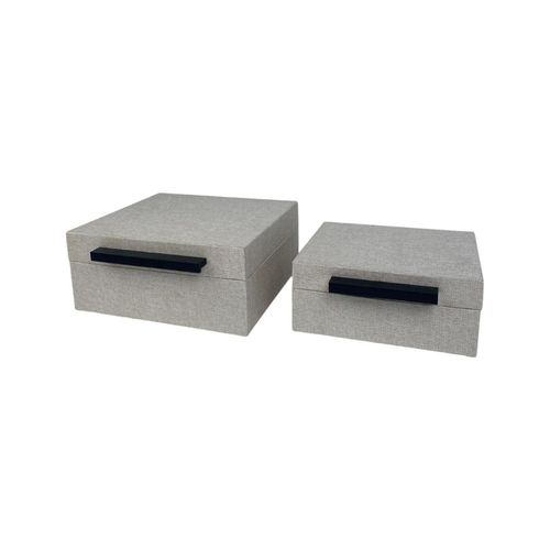 Juego de cajas Concepts Life 2 pzas gris 448-4720005