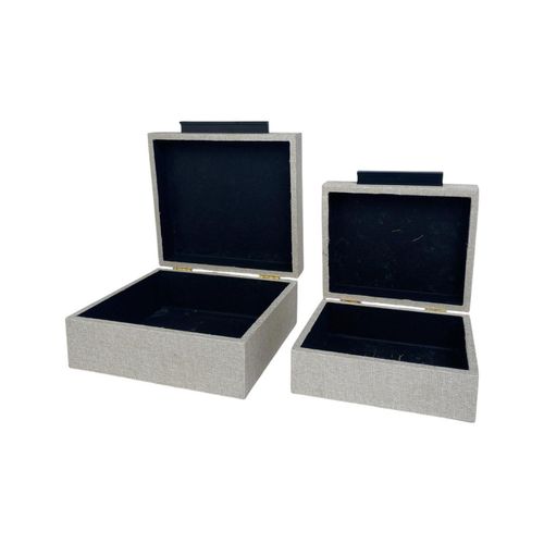 Juego de cajas Concepts Life 2 pzas gris 448-4720005