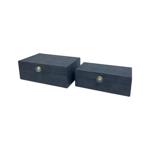 Juego de cajas Concepts Life 2 pzas negro 448-4720009