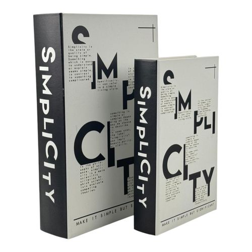 Cajas para libros Concepts Life 2 pzas blanco 449-6510079