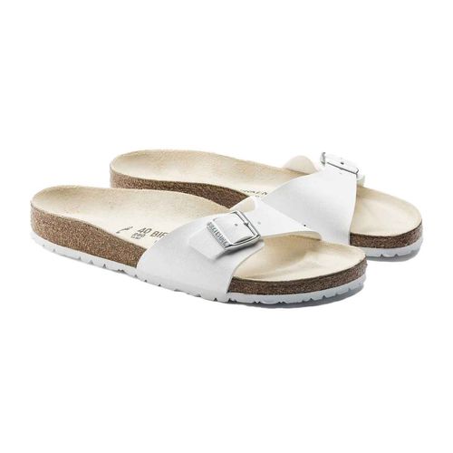 Sandalia casual Birkenstock blanco para dama 40733