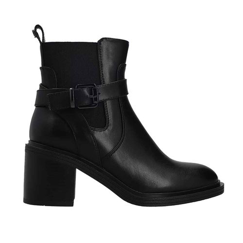 Botin casual Capa de ozono negro para dama 683401