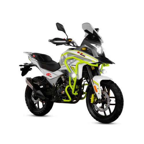 Motocicleta doble porpósito MB blanco gran turismo 300 CC 2026