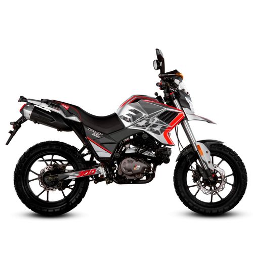 Moticleta doble porpósito MB gris tekken 300 CC 2026