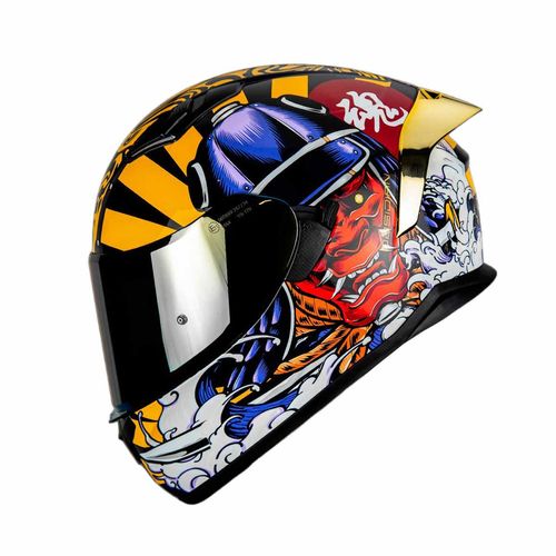 Casco integral Hax Helmets grande negro obsidian 1