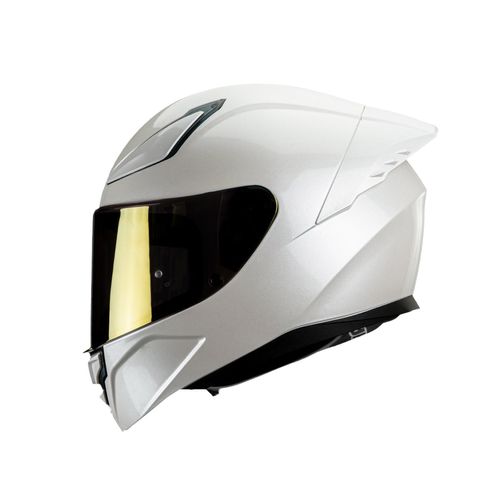 Casco integral Hax Helmets extragrande perla onix