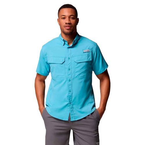 Camisa Columbia azul para caballero 2136761455