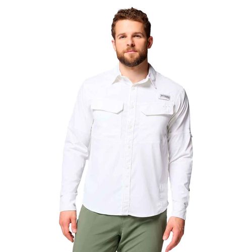 Camisa Columbia blanco para caballero 2136771100