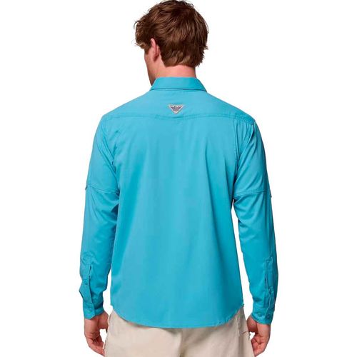 Camisa Columbia azul para caballero 2136771455