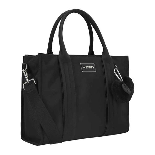 Bolso tote bag Westies para dama negro hbhariata2we