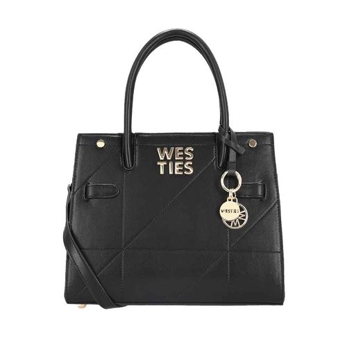 Bolso satchel Westies para dama negro hbkaena2we