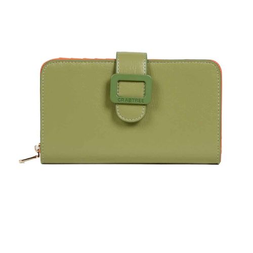 Cartera casual Crabtree para dama verde e3776