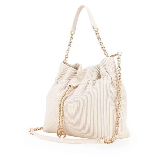 Bolso drawstring Cloe para dama beige r1bli25409bei