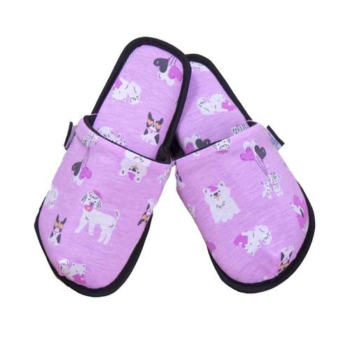 Pantufla Twins rosa para dama PTU1255