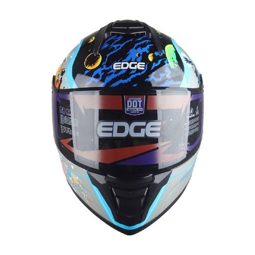 Casco abatible Edge grande azul m-90FF1.3