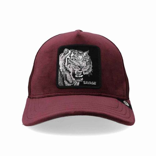 Gorra casual Goorin para caballero tinto tiger os