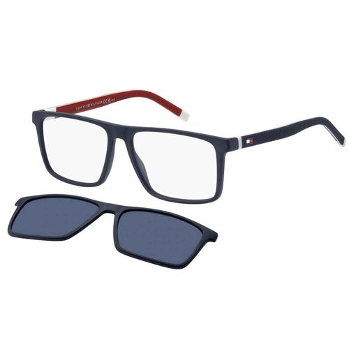 Lentes oftálmicos Tommy Hilfiger con clip para caballero azul 206774fll56c3