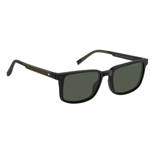 Lentes oftálmicos Tommy Hilfiger con clip para caballero negro 2073787zj55uc