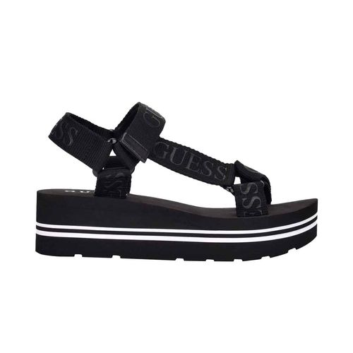 Sandalia de plataforma Guess negro para dama gwavin-a