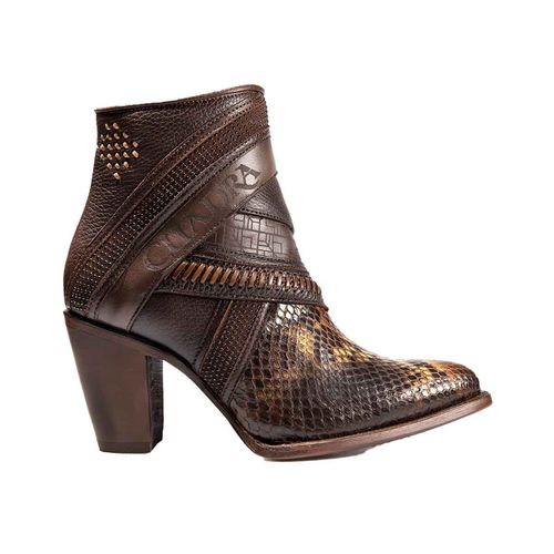 Bota vaquera Cuadra café para dama 3f86ph