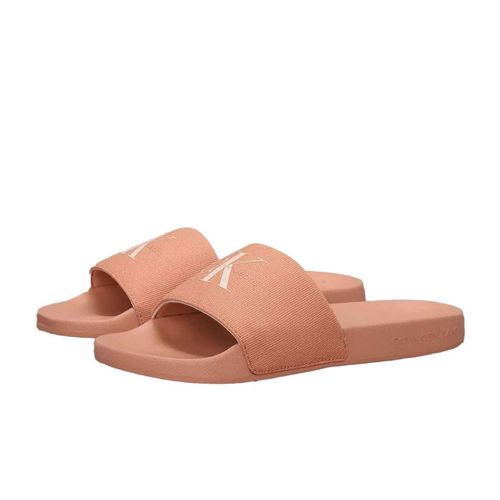 Sandalia casual Calvin Klein rosa para dama yw0yw01835-tcp