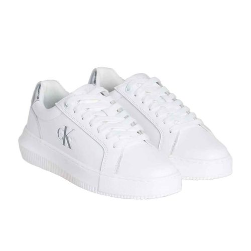 Tenis casual Calvin Klein blanco para dama yw0yw01876 02r